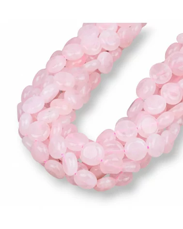 Quarzo Rosa Tondo Piatto Liscio 12mm-QUARZO ROSA | Worldofjewel.com