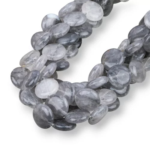 Quarzo Grigio Tondo Piatto Liscio 14mm-QUARZO GRIGIO | Worldofjewel.com