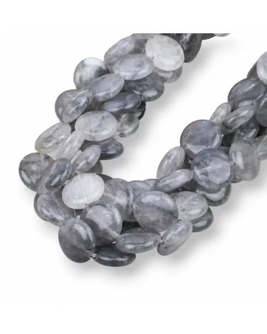 Quarzo Grigio Tondo Piatto Liscio 14mm-QUARZO GRIGIO | Worldofjewel.com