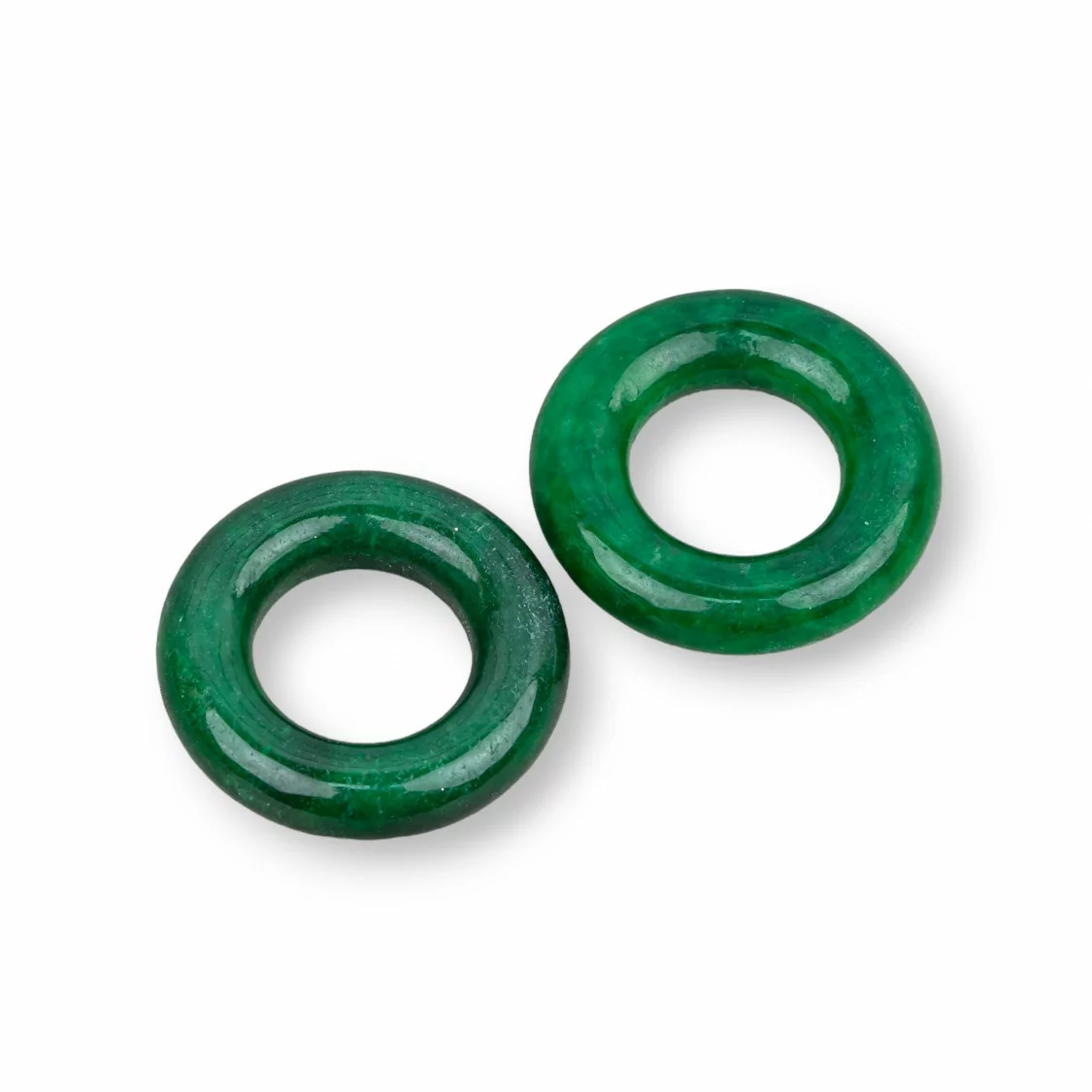 Componenti Di Giada Burma Anello Liscio 24mm 4pz-COMPONENTI DI GIADA BURMA | Worldofjewel.com