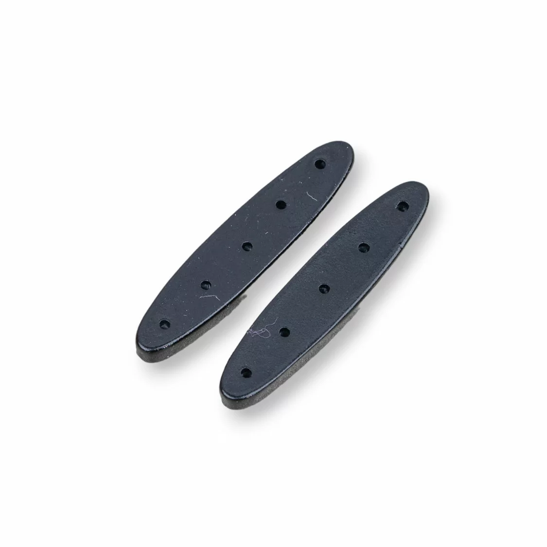 Componenti Di Resina Assortita Barretta 5 Fili 32mm 10pz Nero-COMPONENTI DI RESINA | Worldofjewel.com