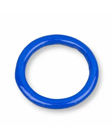 Componenti Di Resina Assortita Cerchietto 45mm 4pz Blu-COMPONENTI DI RESINA | Worldofjewel.com