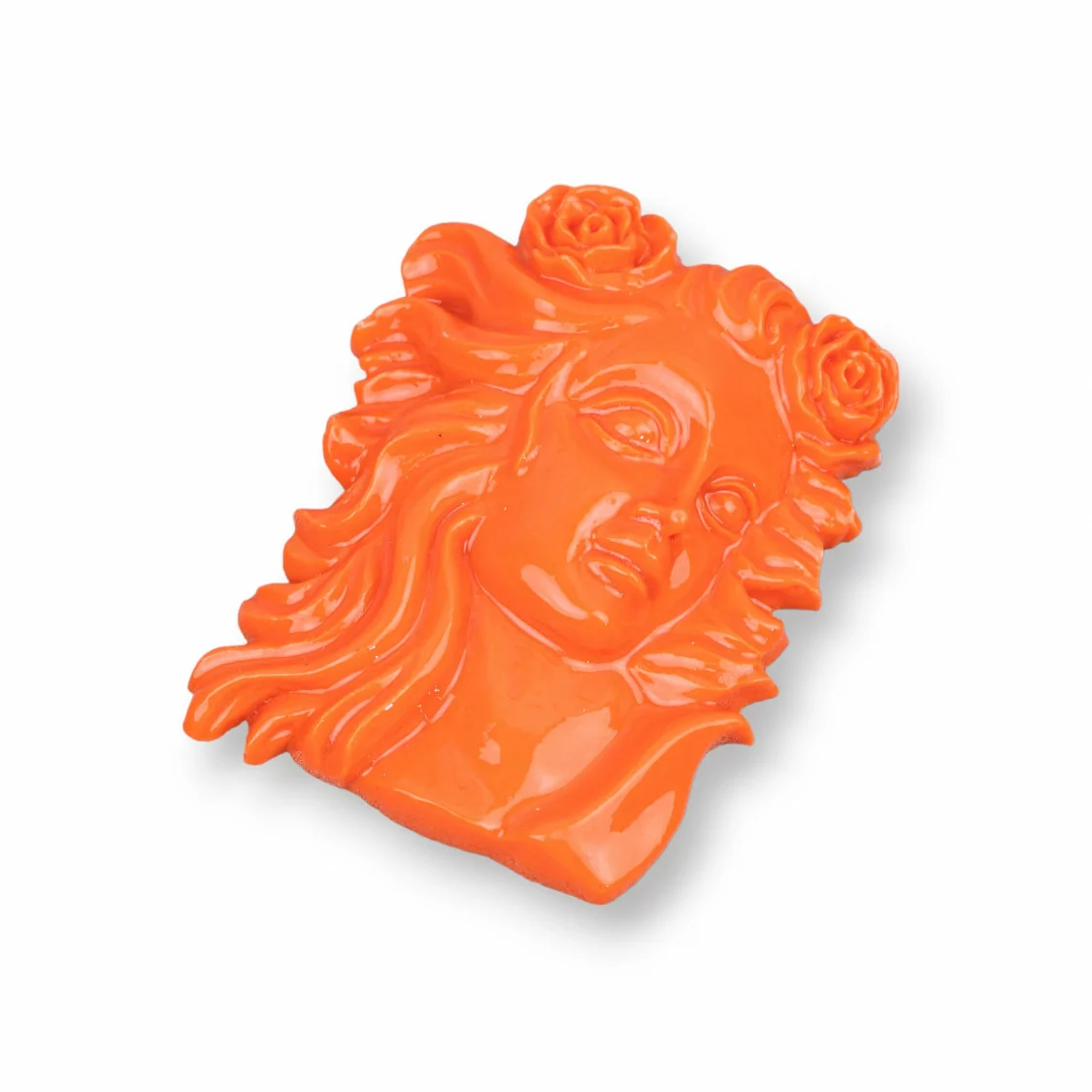 Componenti Di Resina Assortita Rettangolo 30x40mm 3pz Arancio-COMPONENTI DI RESINA | Worldofjewel.com