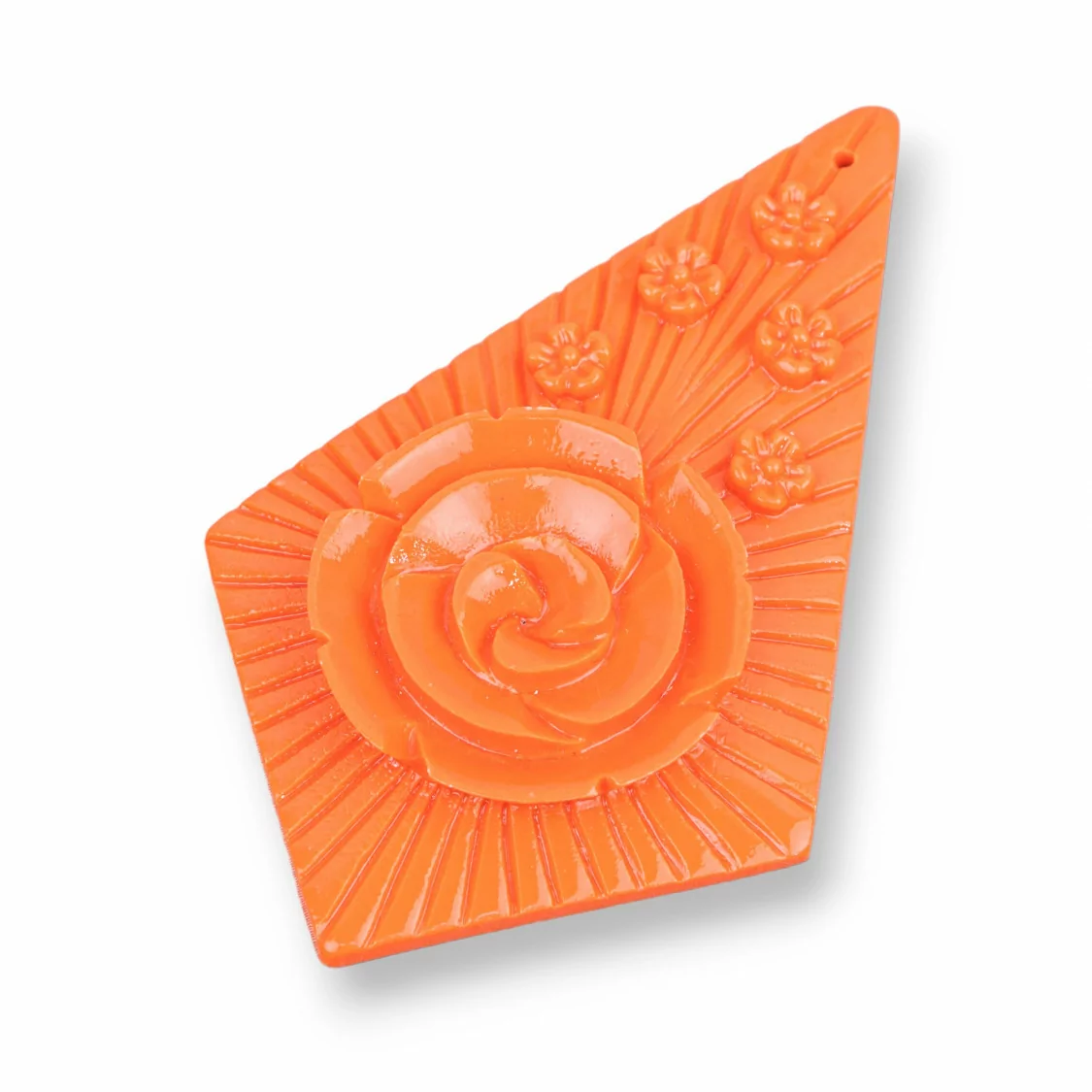 Componenti Di Resina Assortita Aquilone 40x68mm 2pz Arancio-COMPONENTI DI RESINA | Worldofjewel.com