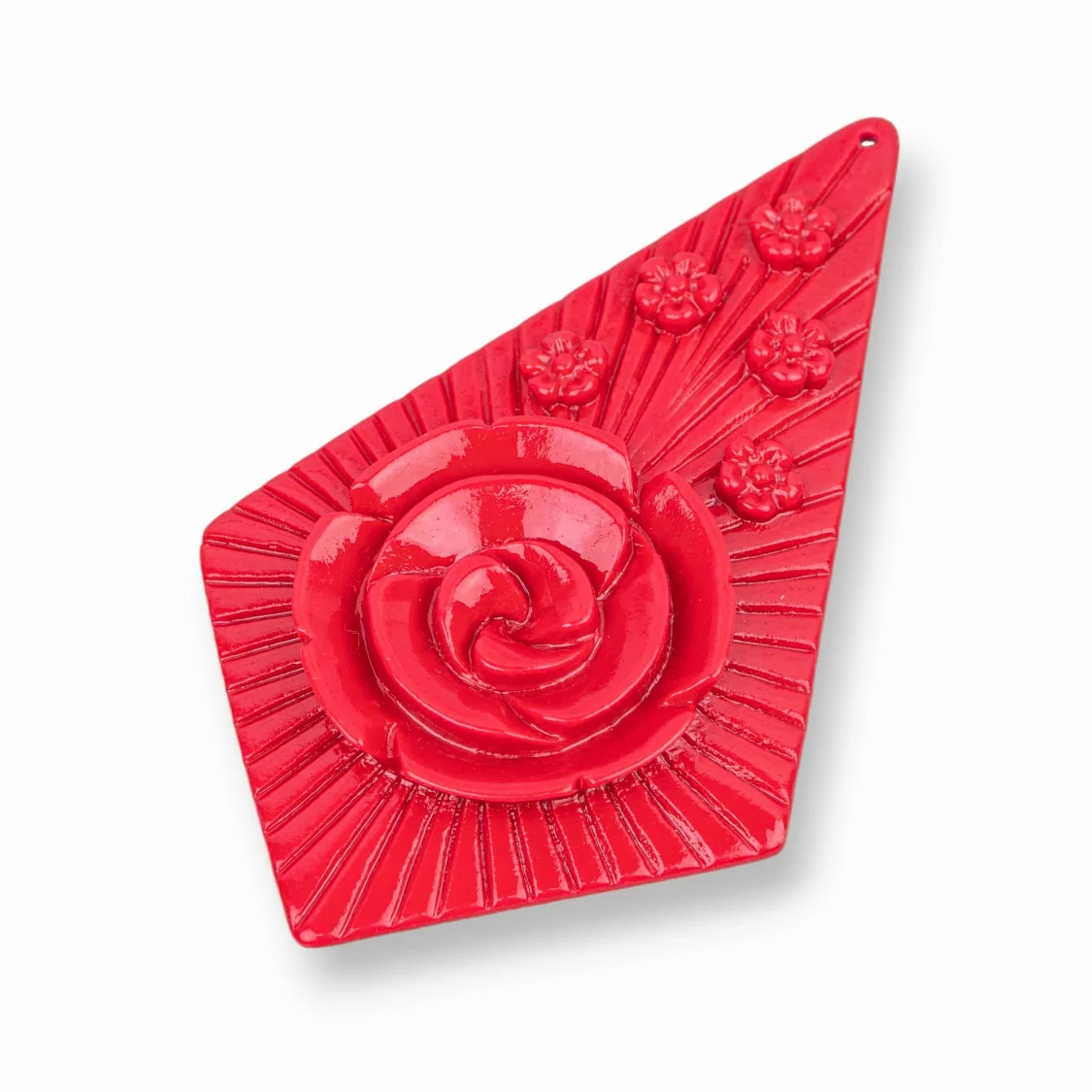 Componenti Di Resina Assortita Aquilone 40x68mm 2pz Rosso-COMPONENTI DI RESINA | Worldofjewel.com