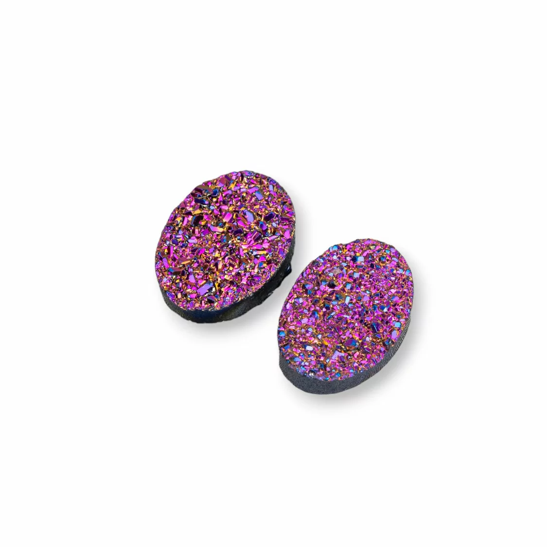 Componente Cabochon Drusa Di Resina Ovale 10x15mm 10pz Sunset- CABOCHON DRUSA | Worldofjewel.com