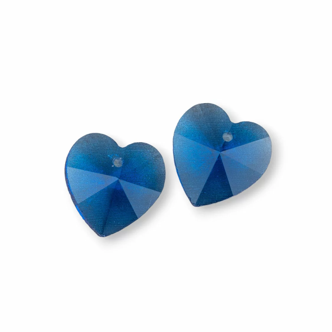 Componente Pendente Di Cristallo CZ Cuore 14mm 8pz Light Blu-COMPONENTI DI CRISTALLI E STRASS | Worldofjewel.com