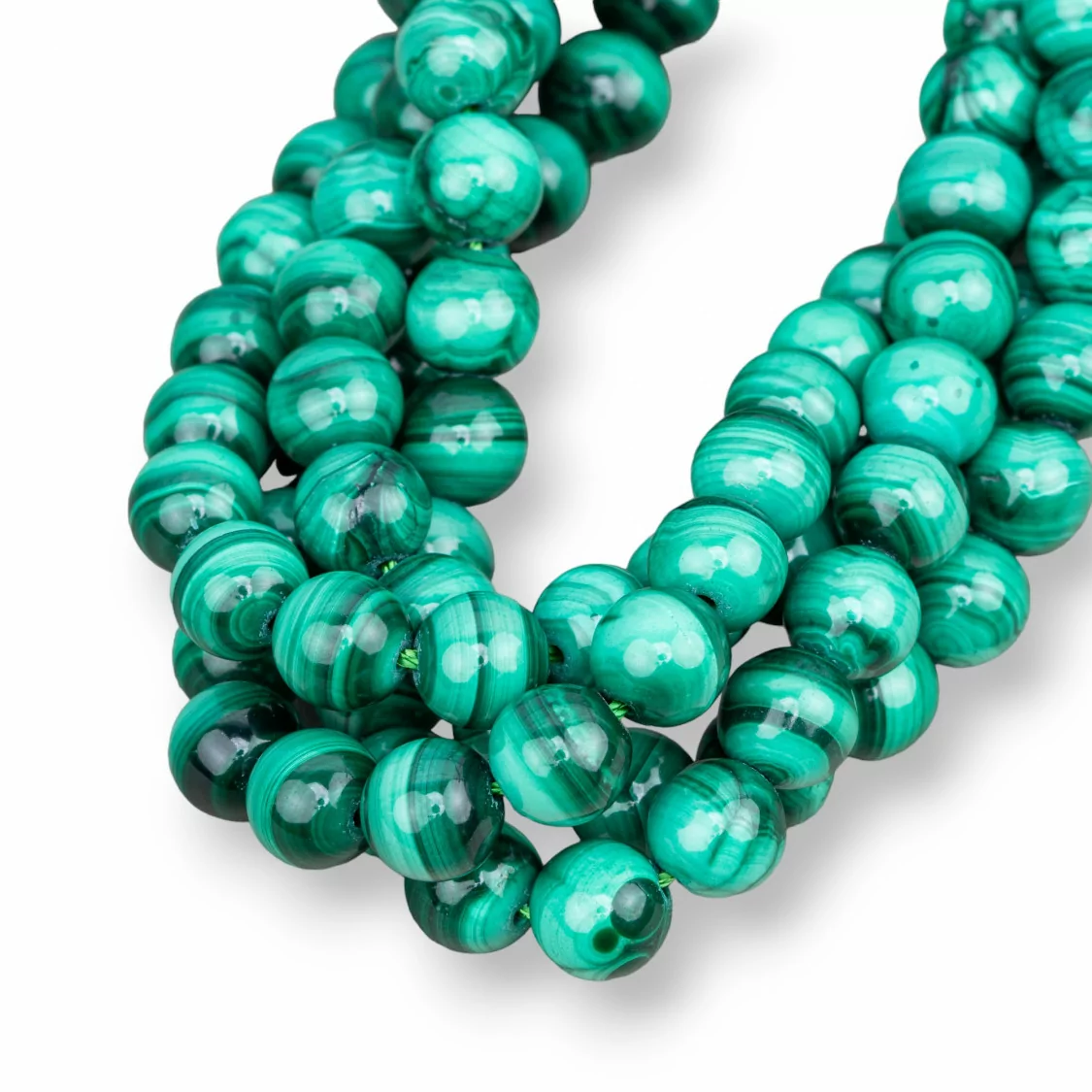 Malachite Tondo Liscio 10mm-MALACHITE | Worldofjewel.com