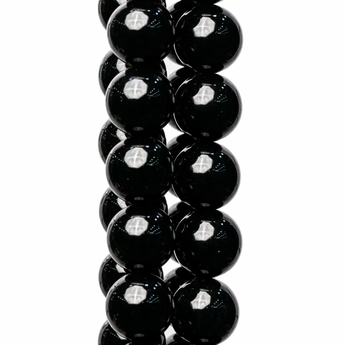 Cristallo Nero Tondo Liscio 14mm-CRISTALLO NERO | Worldofjewel.com