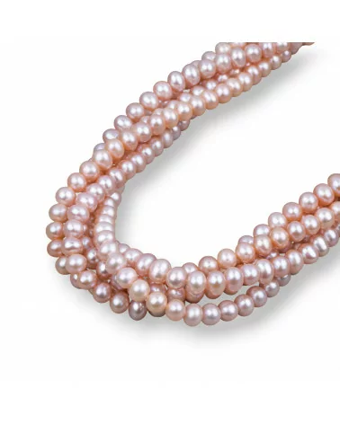 Perle Di Fiume Tondo 5,0-5,5mm Rosa-LINEA ALTA | Worldofjewel.com