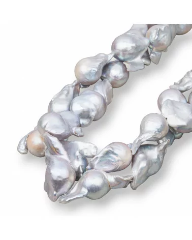 Perle Di Fiume Barocche (ASW) 110-120gr Grigio-PERLE BAROCCHE | Worldofjewel.com