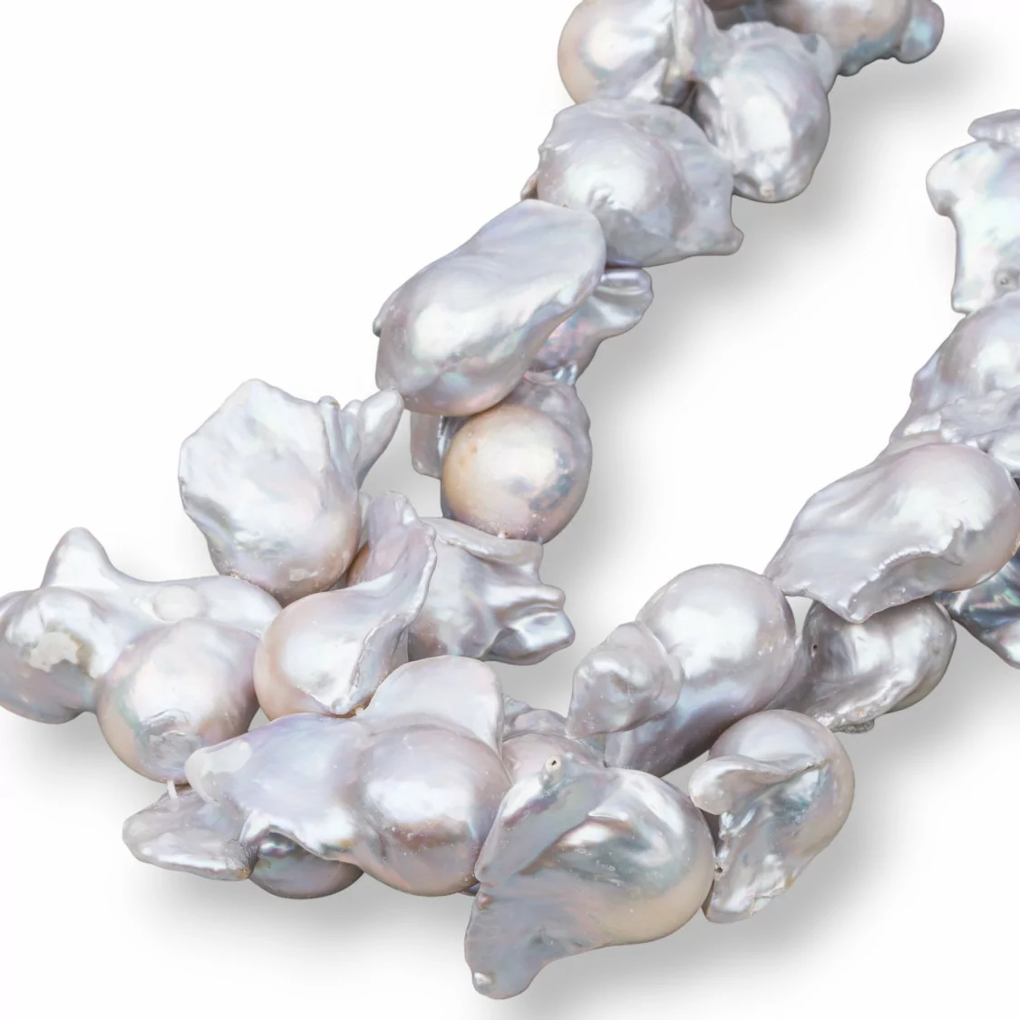 Perle Di Fiume Barocche (ASW) 120-130gr Grigio-PERLE BAROCCHE | Worldofjewel.com