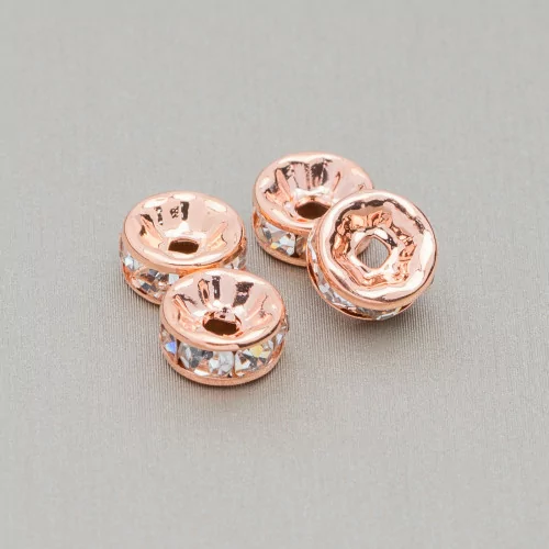 Messing-Strass-Unterlegscheiben Abstandshalter Mittlerer Osten Qualität 06 mm 100 Stück Roségold