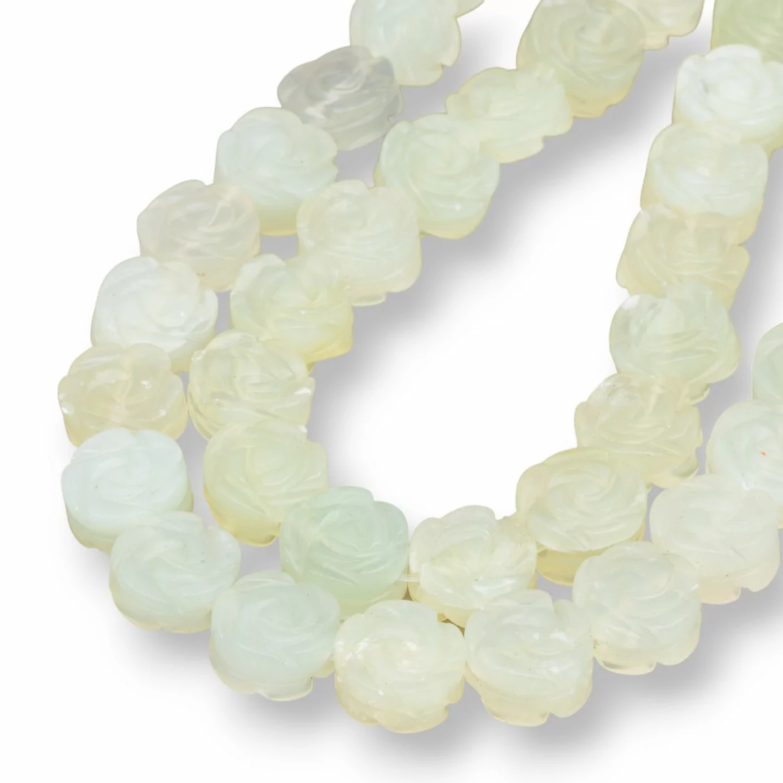 New Jade Fiore Inciso 14mm-GIADA (NEW JADE) | Worldofjewel.com