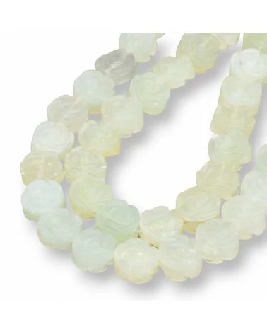 New Jade Fiore Inciso 14mm-GIADA (NEW JADE) | Worldofjewel.com