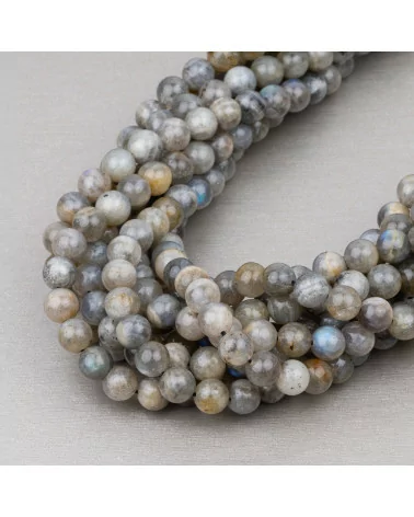 Labradorite Grigio Tondo Liscio 8mm-LABRADORITE GRIGIO | Worldofjewel.com