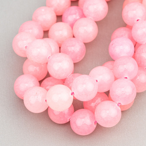 Rhodochrosite Jade Στρογγυλό Λείο 14mm