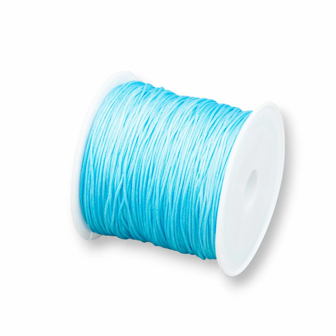 Filo Nylon Gioielli Chinese Knotting Cord 0,8mm 40 Metri Azzurro-CHINESE KNOTTING CORD | Worldofjewel.com