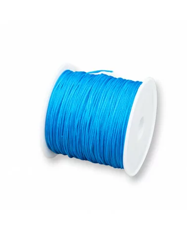 Filo Nylon Gioielli Chinese Knotting Cord 0,8mm 40 Metri Blu-CHINESE KNOTTING CORD | Worldofjewel.com