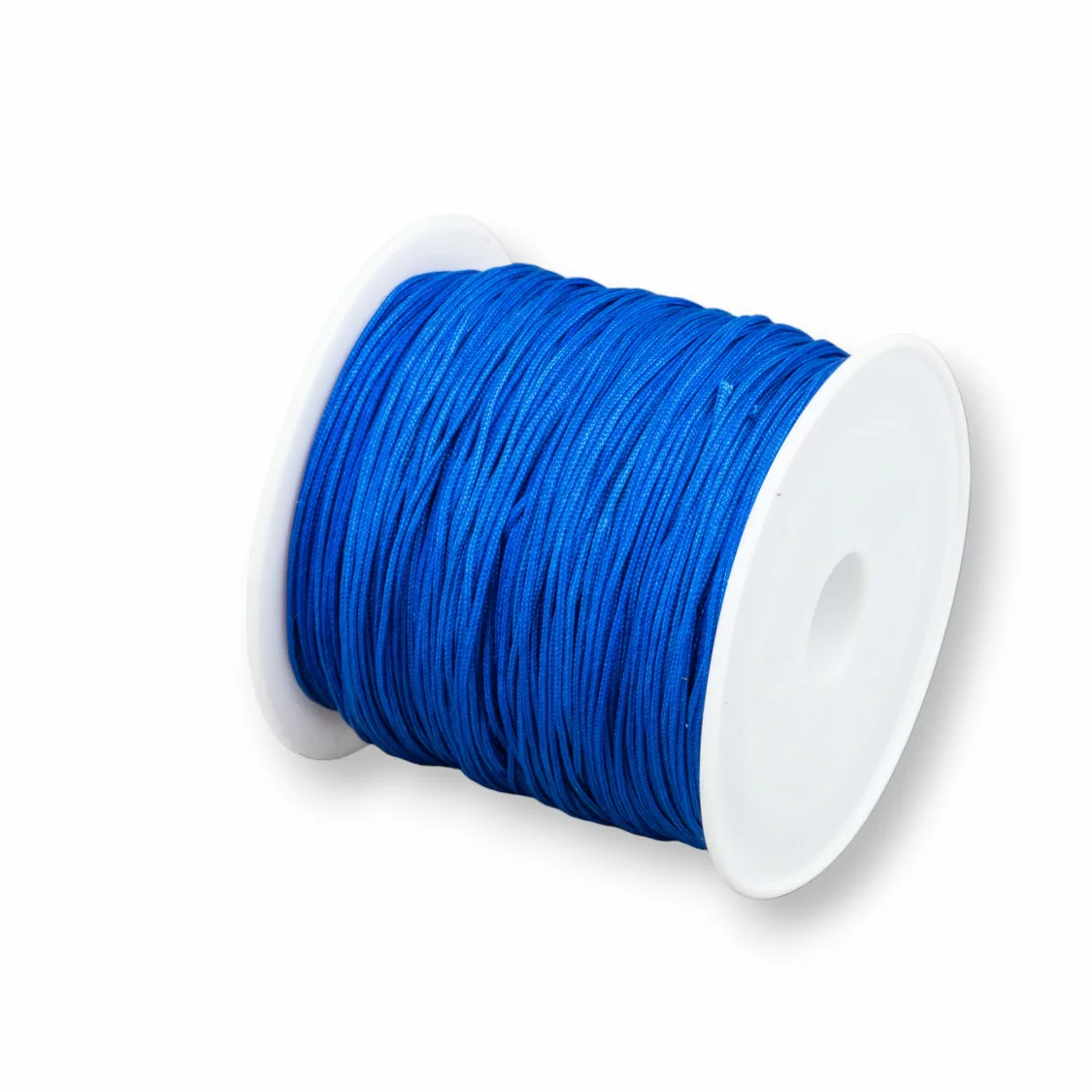 Filo Nylon Gioielli Chinese Knotting Cord 0,8mm 40 Metri Blu Intenso-CHINESE KNOTTING CORD | Worldofjewel.com