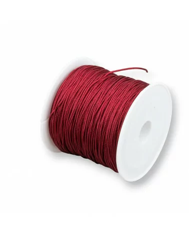 Filo Nylon Gioielli Chinese Knotting Cord 0,8mm 40 Metri Bordeaux-CHINESE KNOTTING CORD | Worldofjewel.com