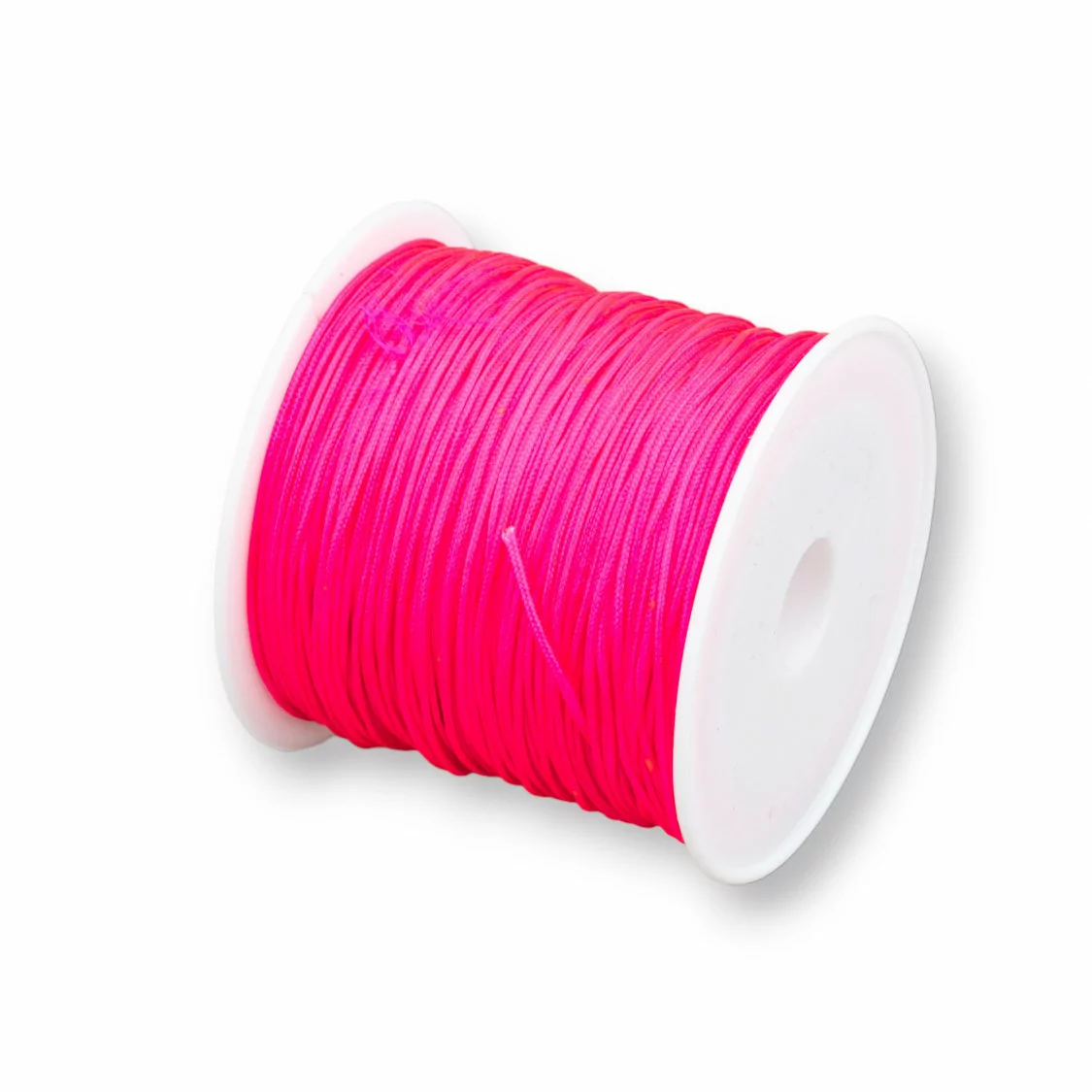 Filo Nylon Gioielli Chinese Knotting Cord 0,8mm 40 Metri Fucsia-CHINESE KNOTTING CORD | Worldofjewel.com