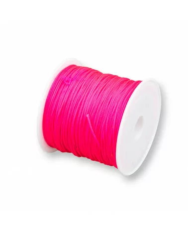 Filo Nylon Gioielli Chinese Knotting Cord 0,8mm 40 Metri Fucsia-CHINESE KNOTTING CORD | Worldofjewel.com