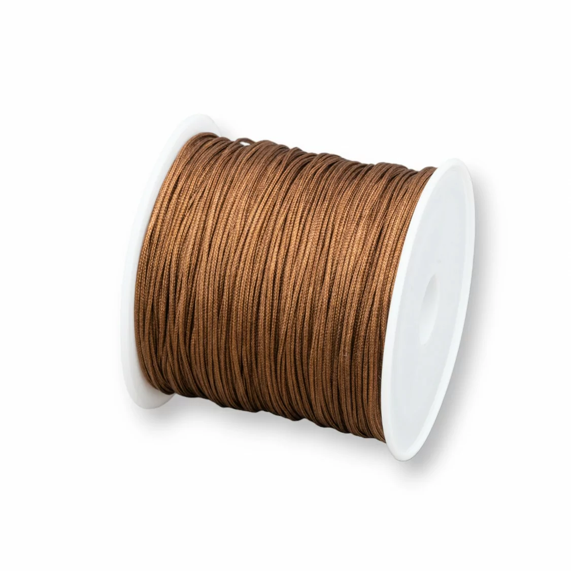 Filo Nylon Gioielli Chinese Knotting Cord 0,8mm 40 Metri Marrone-CHINESE KNOTTING CORD | Worldofjewel.com