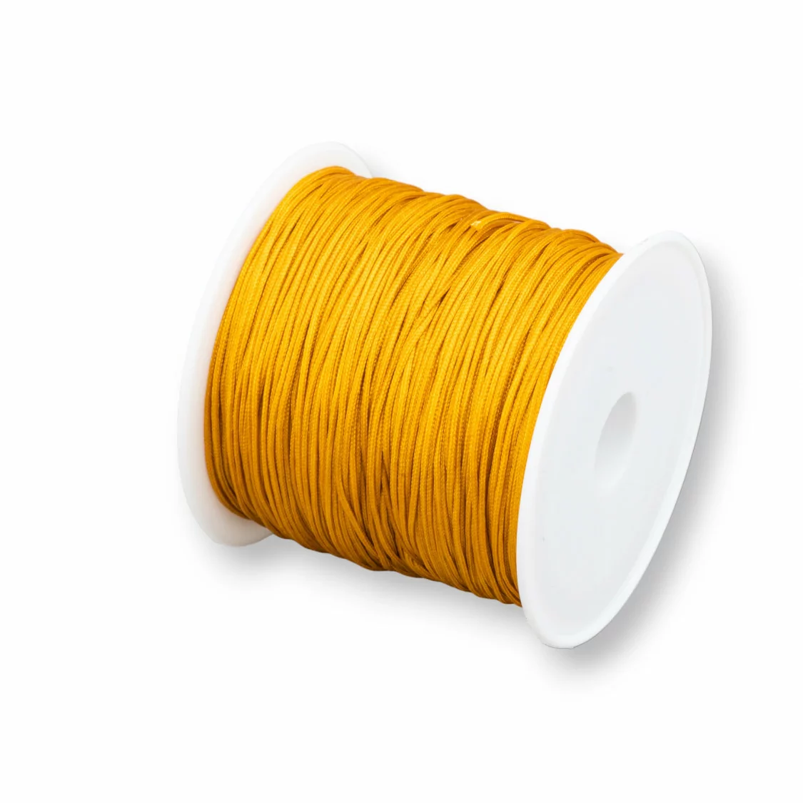 Filo Nylon Gioielli Chinese Knotting Cord 0,8mm 40 Metri Mustard-CHINESE KNOTTING CORD | Worldofjewel.com