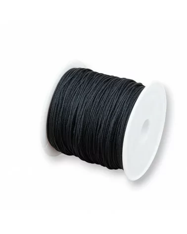 Filo Nylon Gioielli Chinese Knotting Cord 0,8mm 40 Metri Nero-CHINESE KNOTTING CORD | Worldofjewel.com