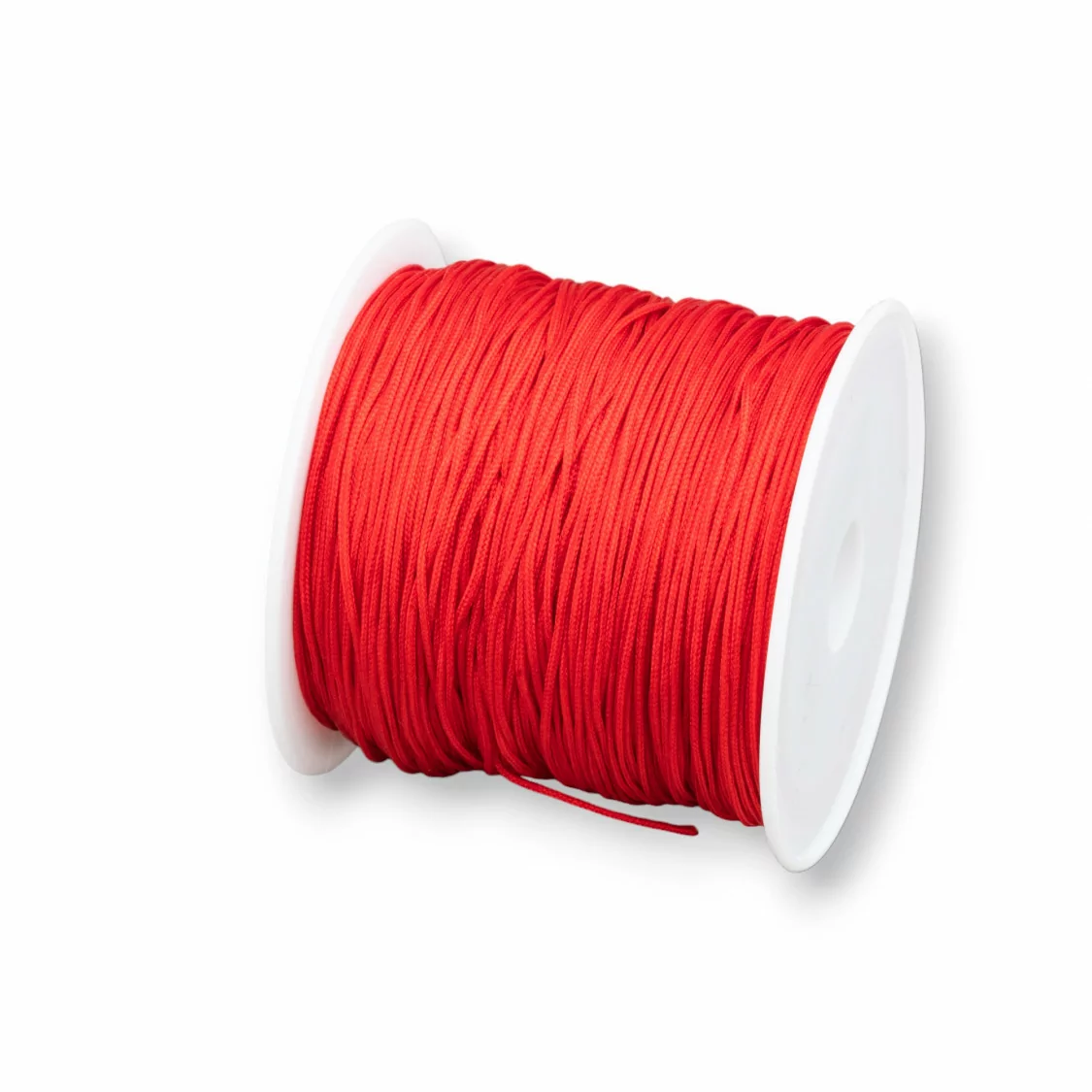 Filo Nylon Gioielli Chinese Knotting Cord 0,8mm 40 Metri Rosso-CHINESE KNOTTING CORD | Worldofjewel.com