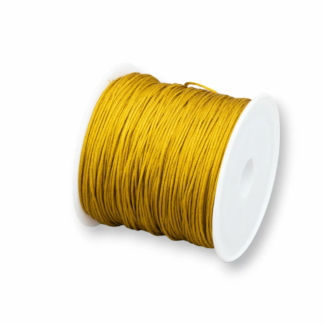 Filo Nylon Gioielli Chinese Knotting Cord 0,8mm 40 Metri Senape-CHINESE KNOTTING CORD | Worldofjewel.com