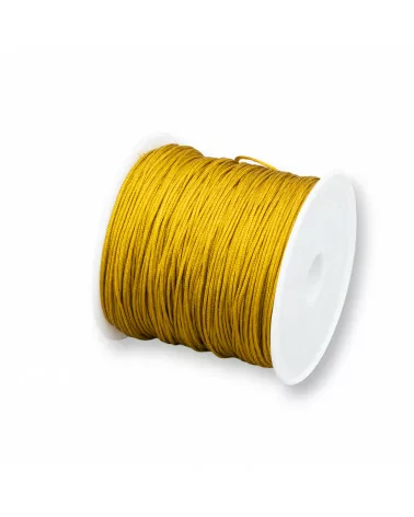 Filo Nylon Gioielli Chinese Knotting Cord 0,8mm 40 Metri Senape-CHINESE KNOTTING CORD | Worldofjewel.com