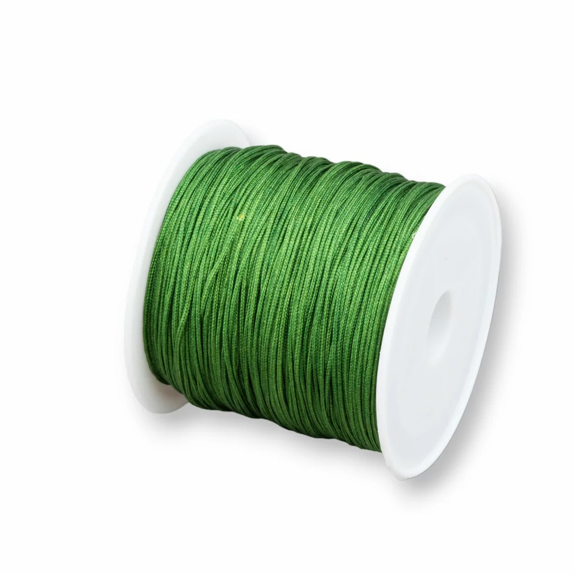 Filo Nylon Gioielli Chinese Knotting Cord 0,8mm 40 Metri Verde-CHINESE KNOTTING CORD | Worldofjewel.com