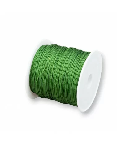 Filo Nylon Gioielli Chinese Knotting Cord 0,8mm 40 Metri Verde-CHINESE KNOTTING CORD | Worldofjewel.com