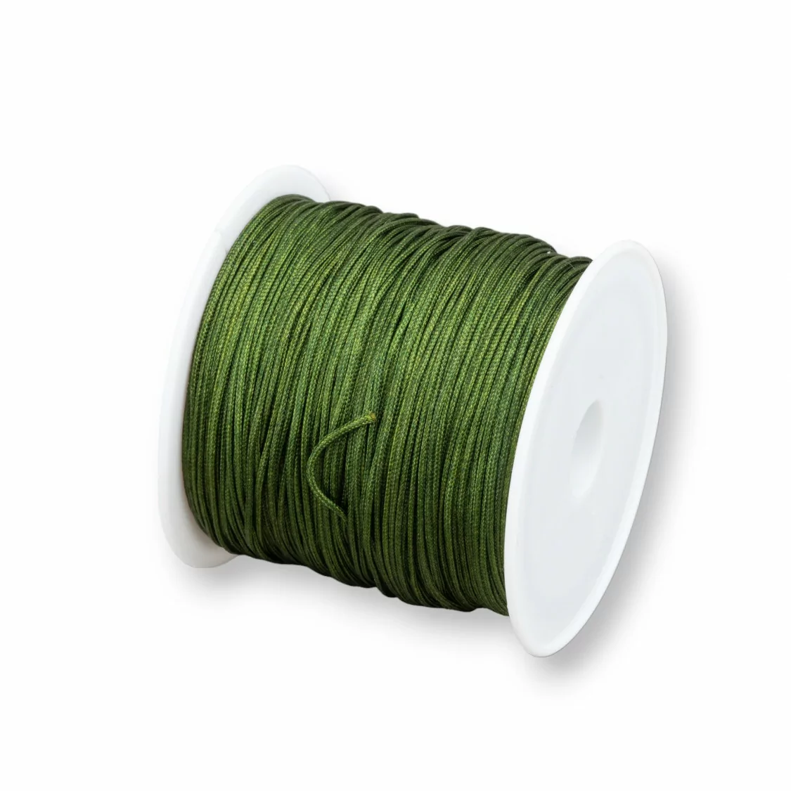 Filo Nylon Gioielli Chinese Knotting Cord 0,8mm 40 Metri Verde Bosco-CHINESE KNOTTING CORD | Worldofjewel.com