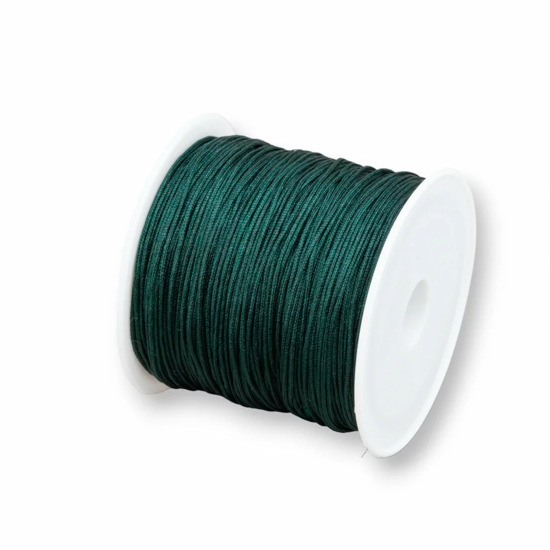 Filo Nylon Gioielli Chinese Knotting Cord 0,8mm 40 Metri Verde Smeraldo-CHINESE KNOTTING CORD | Worldofjewel.com