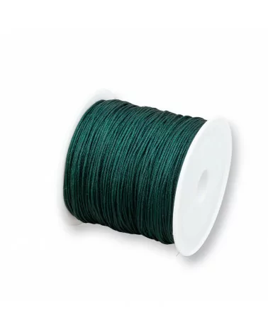 Filo Nylon Gioielli Chinese Knotting Cord 0,8mm 40 Metri Verde Smeraldo-CHINESE KNOTTING CORD | Worldofjewel.com