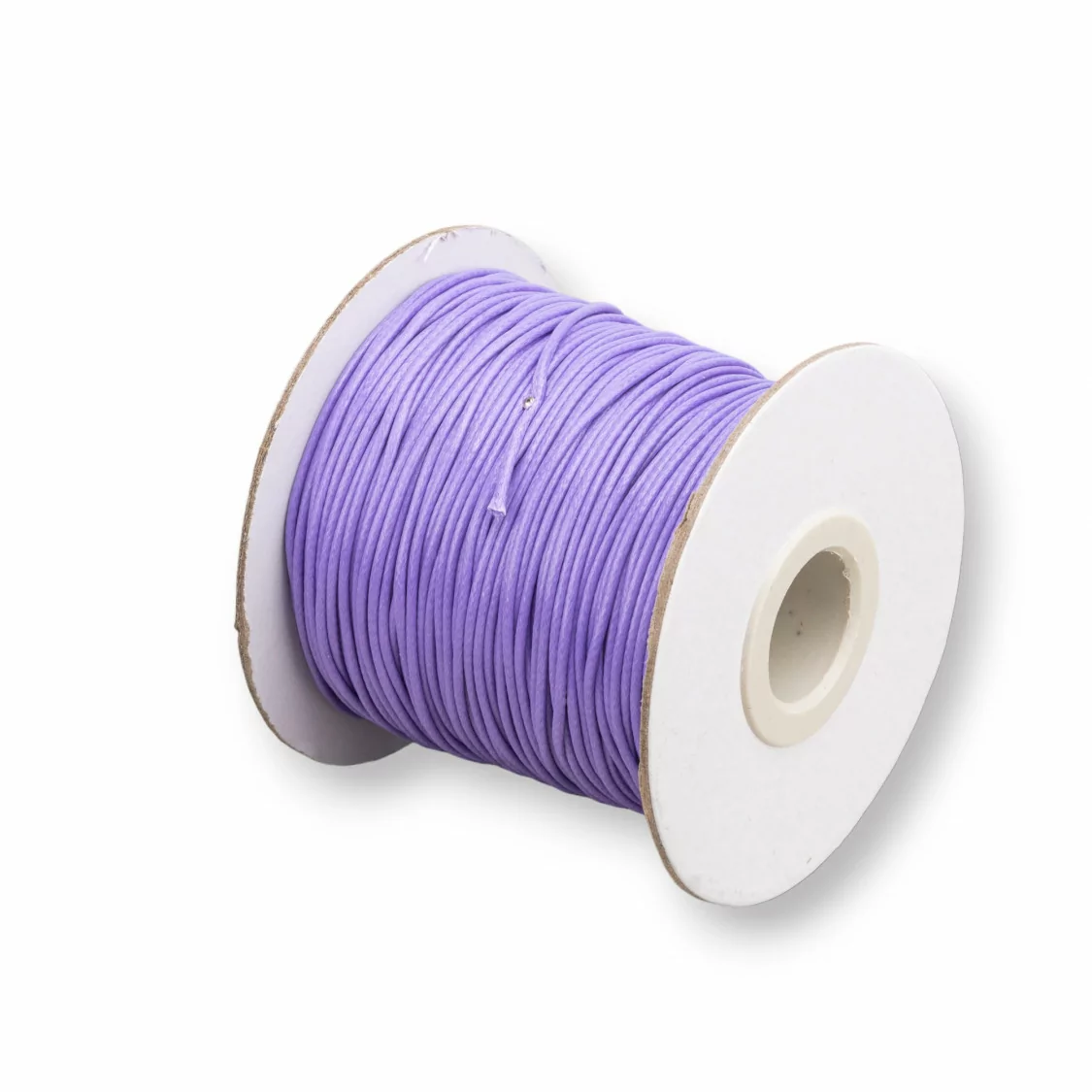 Cordone Cordoncino In Cotone Cerato 1,0mm 80 Metri Lavanda-CORDONCINO CERATO | Worldofjewel.com