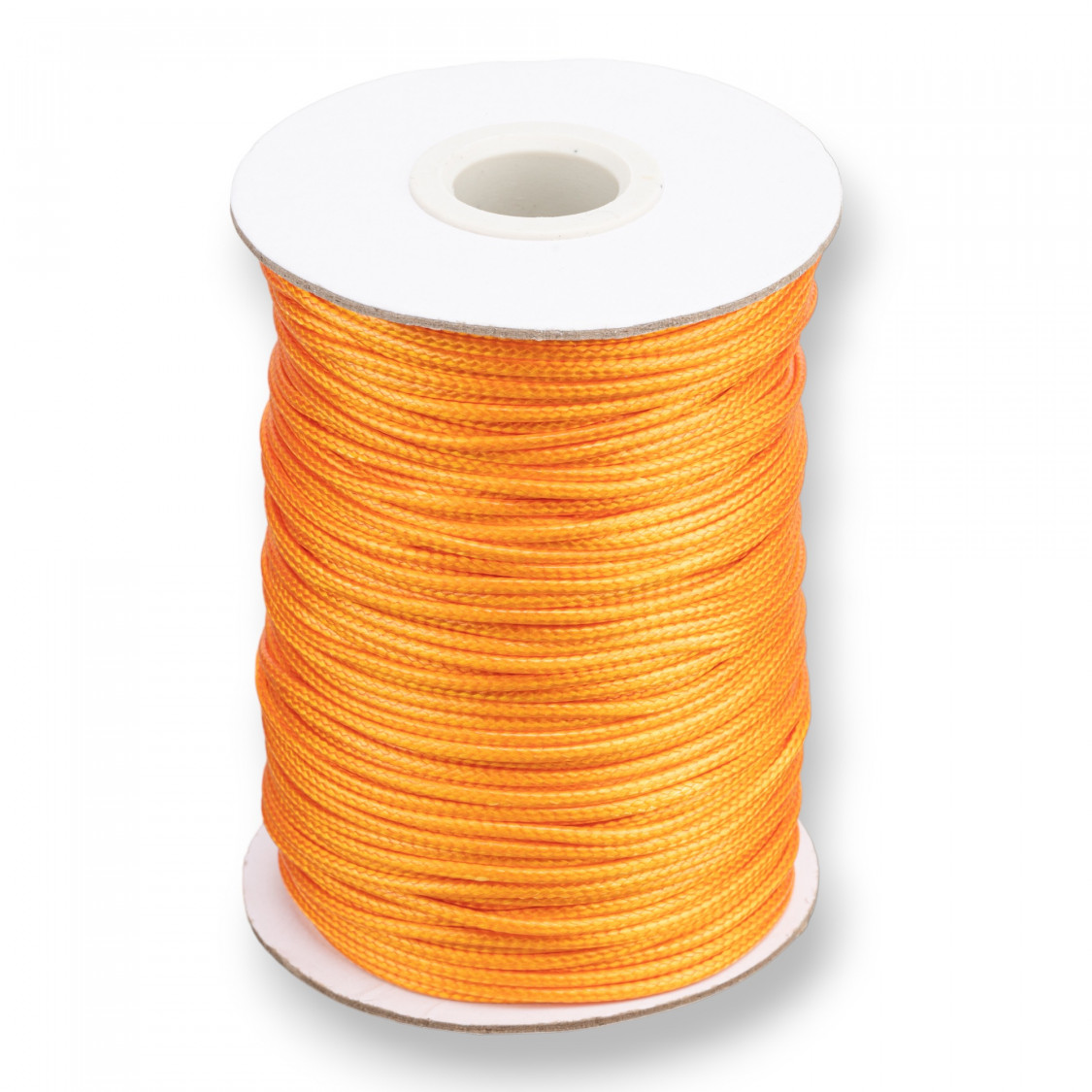 Cordone Cordoncino In Cotone Cerato 1,5mm 100mt Arancio Chiaro