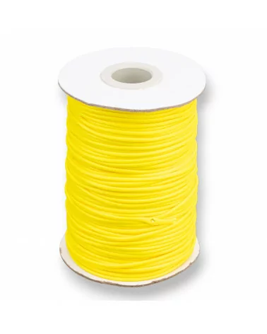 Cordone Cordoncino In Cotone Cerato 1,5mm 80 Metri Giallo Chiaro-CORDONCINO CERATO | Worldofjewel.com