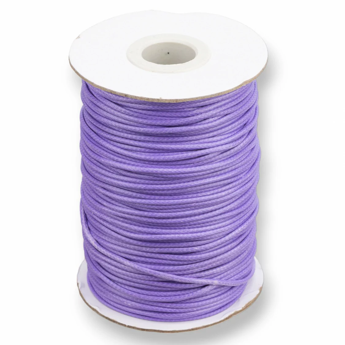 Cordone Cordoncino In Cotone Cerato 1,5mm 80 Metri Lavanda-CORDONCINO CERATO | Worldofjewel.com