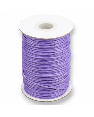 Cordone Cordoncino In Cotone Cerato 1,5mm 80 Metri Lavanda-CORDONCINO CERATO | Worldofjewel.com