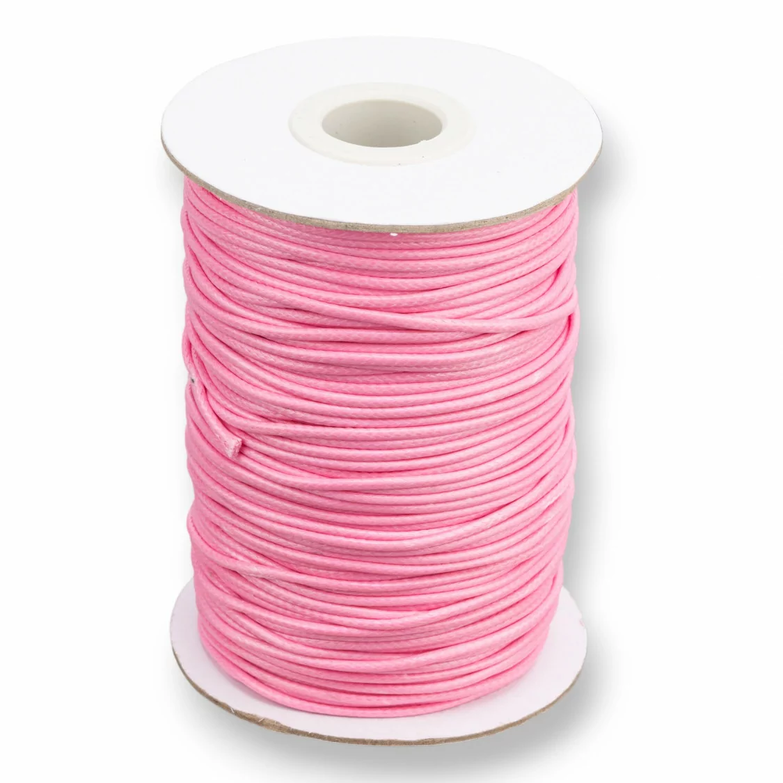 Cordone Cordoncino In Cotone Cerato 1,5mm 80 Metri Rosa-CORDONCINO CERATO | Worldofjewel.com