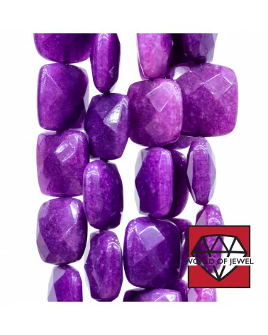 Giada Viola Quadrato Piatto Sfaccettato 18mm-GIADA VIOLA | Worldofjewel.com