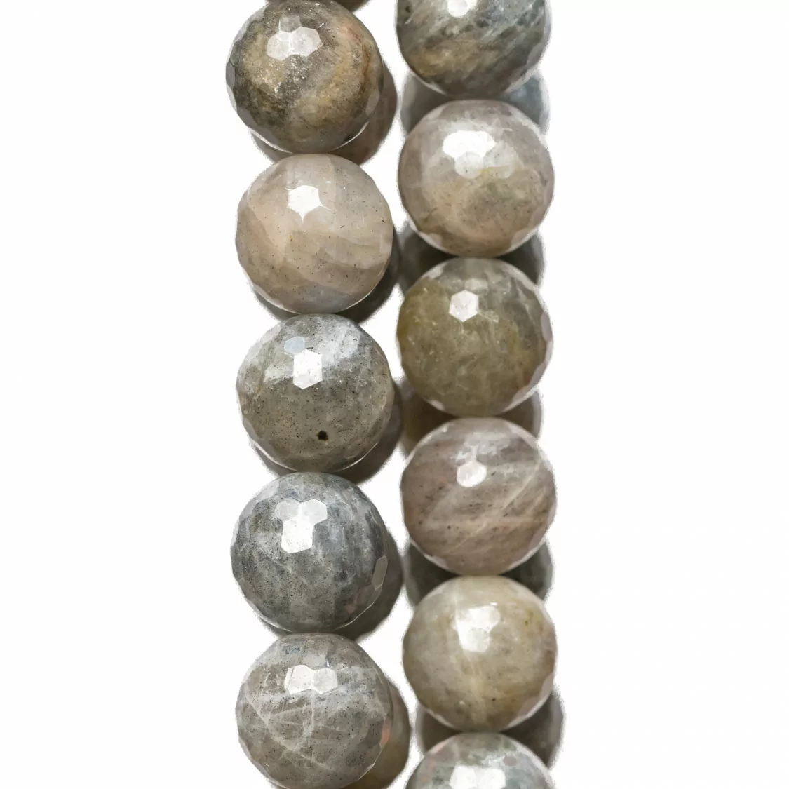 Labradorite Grigio Perlina Tonda Sfaccettata 12mm-LABRADORITE GRIGIO | Worldofjewel.com