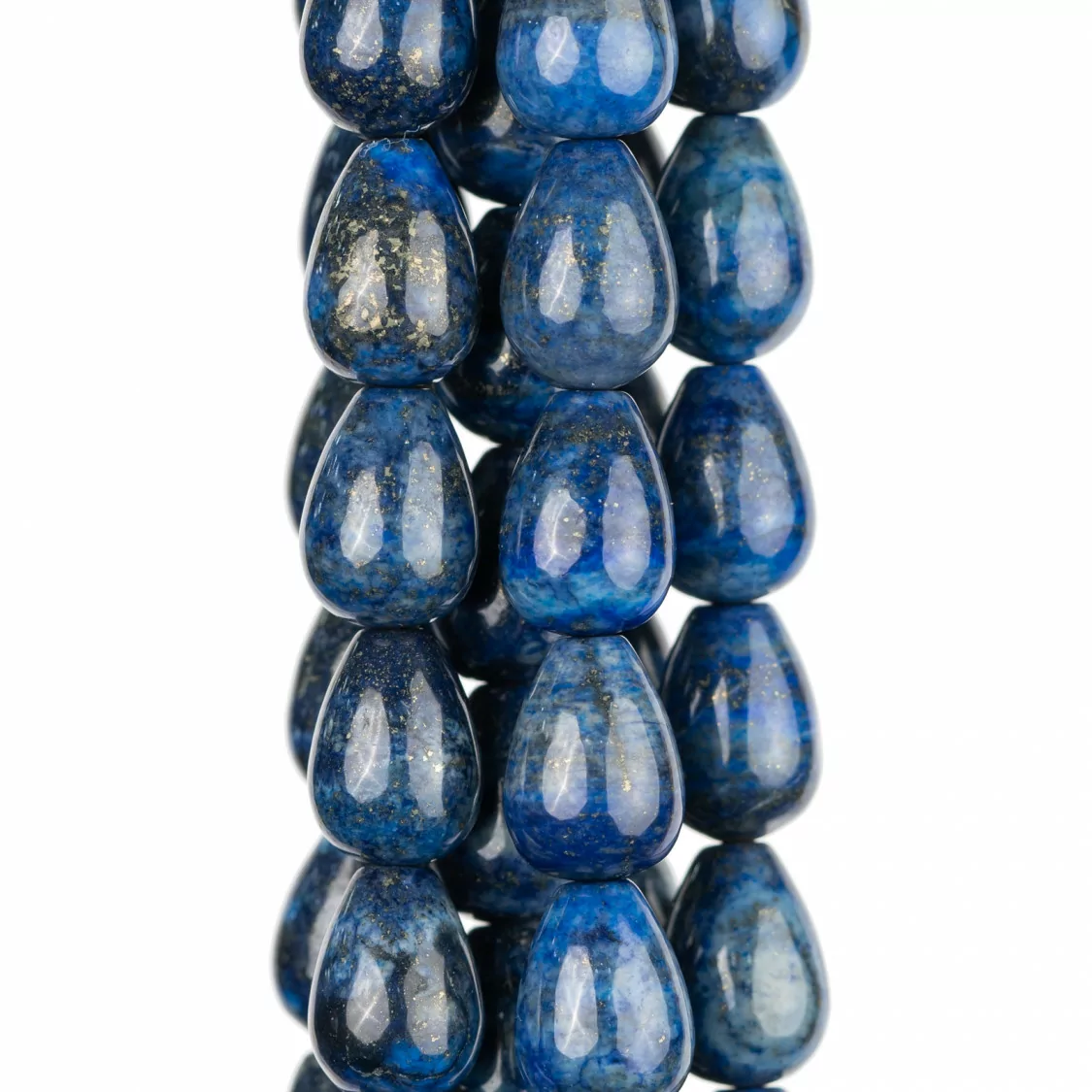 Lapislazzuli Blu Grezzo Gocce Briolette Lisce 10x14mm-LAPISLAZZULI BLU GREZZO | Worldofjewel.com