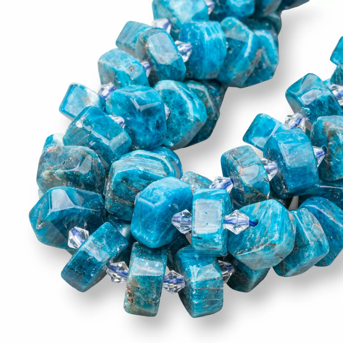 Apatite Rondelle Irregolare Taglio Grezzo 14-16mm-APATITE | Worldofjewel.com