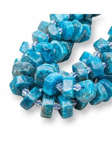 Apatite Rondelle Irregolare Taglio Grezzo 14-16mm-APATITE | Worldofjewel.com