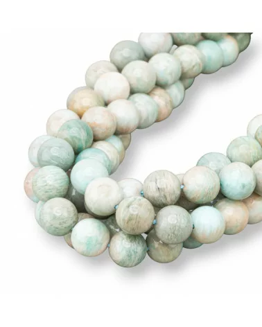 Amazzonite Del Madagascar Tondo Liscio 10mm Chiaro Giallino-AMAZONITE DEL MADAGASCAR | Worldofjewel.com